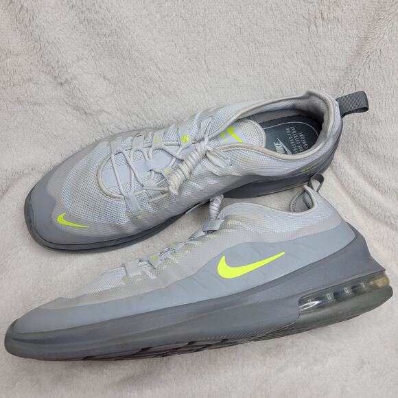 NIKE Air Max AXIS Pure Platinum Grey/Neon-Volt/Cool Grey AA2146-010✨️Mens 13 - Picture 13 of 13